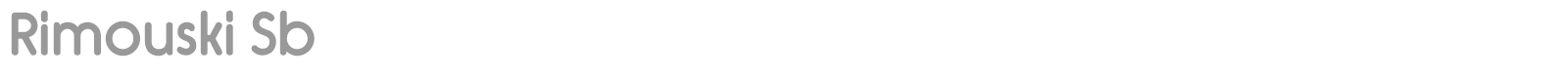 Rimouski font preview